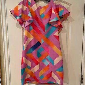 Multi color geometric Gianni Bini dress size small